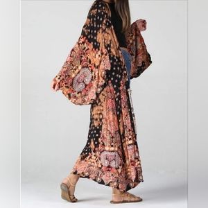 Acid Wash Kimono